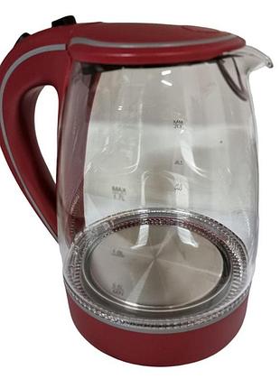 Чайник электрический kingberg 1.7 л kb-2029 2200 вт красный