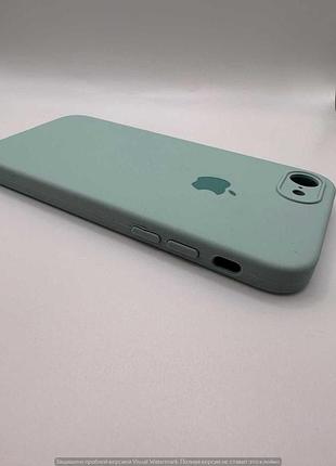 Чохол silicone case square full camera protective (aa) для apple iphone 7 / 8 / se (2020) (4.7") (бірюзовий / turquoise) 40229* 3