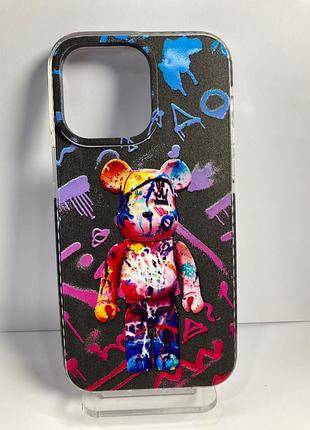 Чохол brand mix clear (n) iphone 14 pro max (with magsafe) (graffiti bear (black)) np02085 np02085* np02085