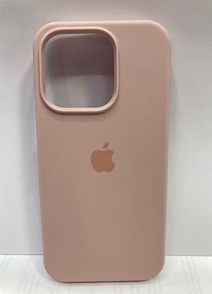 Чохол silicone case full protective (aa) для apple iphone 15 pro (6.1") (рожевий / pink sand) 65419 65419*