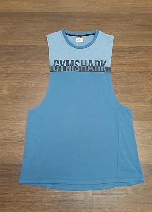 Мужская спортивная майка с глубокими вырезами (drop arm tank) gymshark