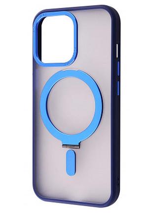 Чохол wave premium attraction case with magnetic ring iphone 14 pro max (blue) 44621 44621*