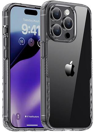 Чохол tpu+pc multi-color для apple iphone 15 pro (6.1") (grey) 66182 66182*