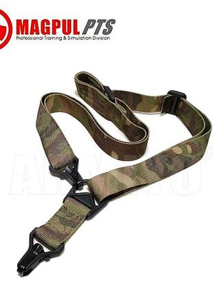 Тактичний збройовий 1-2 точковий ремінь magpul ms3 pts (гонконг) — мультикам