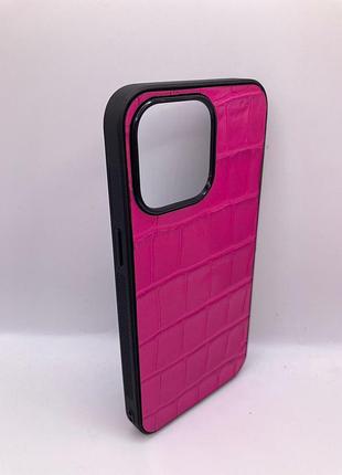 Чохол originall royal case full camera (aa) for iphone 15 pro max pink crocodile 76936 pink crocodile 76936 pink crocodile 76936