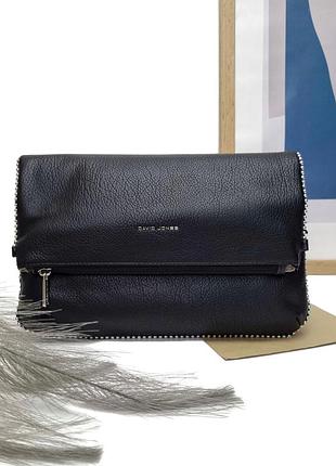 Кросс-боди экокожа черный арт.cm7848 black davidjones франція