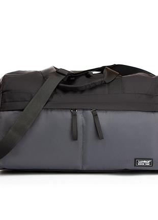 Сумка спортивная полиэстер серый арт.3062 grey lanpad (китай)