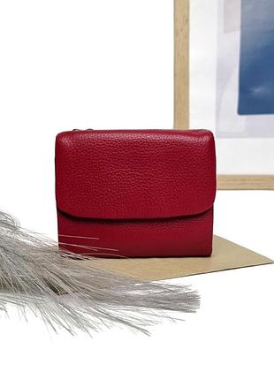 Женский кошелек цвет красный арт.5055 d.red genuine leather (китай)