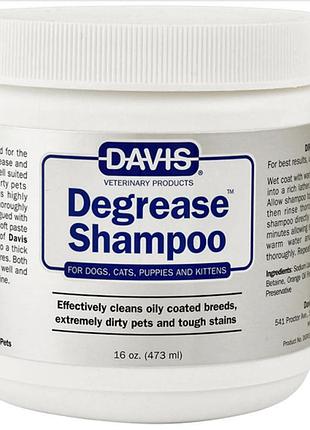 Шампунь обезжиривающий для собак котов davis degrease shampoo дэвис дэгрис на розлив 500 мл розлив