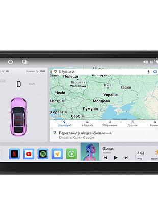 Штатная магнитола lesko для volkswagen eos i 2006-2011 экран 10" 4/64 qled carplay 4g wi-fi gps 360 prime