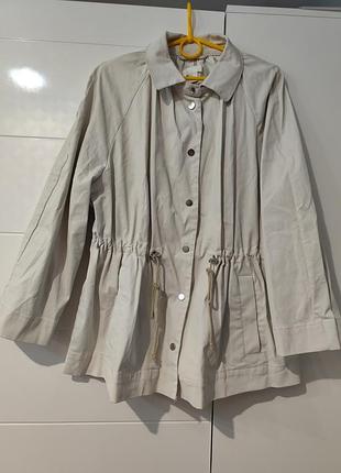 Ветровка, куртка h&amp;m натуральная коттоновая