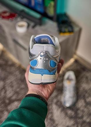 Nike p-6000 silver blue 10