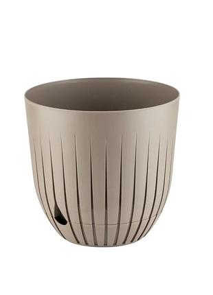 Цветочный горшок 1,1л alya plastik line (aly-421)