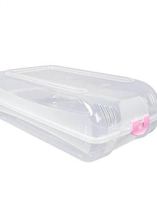 Контейнер для женской обуви omak plastik deco bella 33x19,5x11 см, пластик (50816)