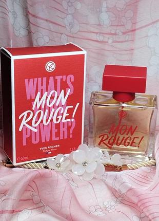 Mon rouge!
yves rocher 
eau de parfum 
made in france 
50 ml