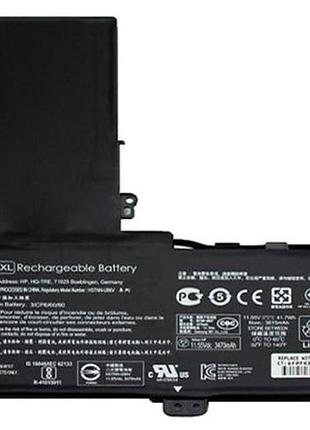 Оригинальная батарея nu03xl для ноутбука hp pavilion x360 m1 m1-u series - 11.55v 3615mah 41.7wh