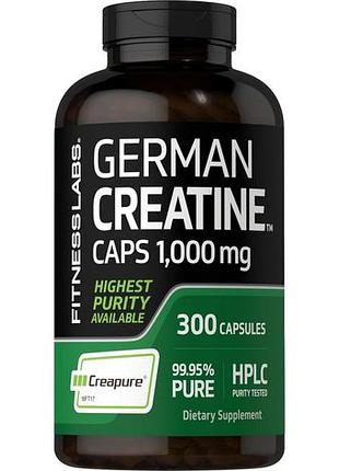 Добавка премиум-класса для роста мышечной массы fitness labs german creatine monohydrate capsules 1000mg 300 капсул