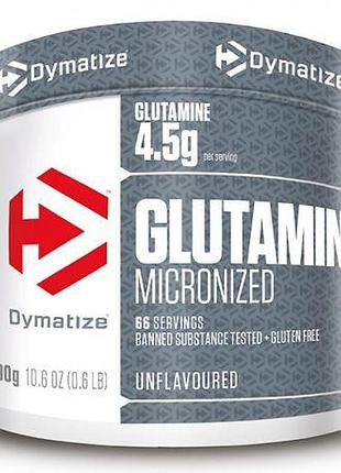 Амінокислота dymatize nutrition l-glutamine 300 г без смаку (4384300808)
