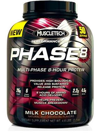 Протеин muscletech phase8 2100 г шоколад (4384300784)