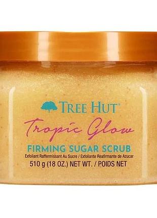 Цукровий скраб для тіла tree hut tropic glow sugar scrub, 510 г
