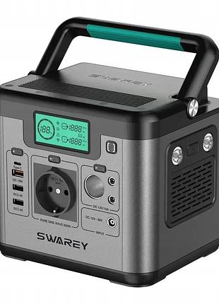 Портативна зарядна станція swarey s500 pro 518 вт/год