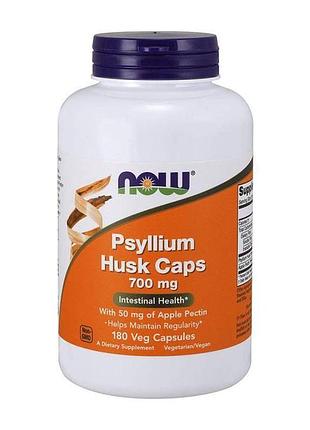 Специальный продукт now psyllium husk 700 mg veg capsules 180 капсул (4384301228)