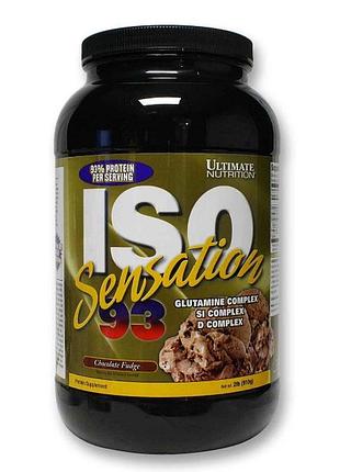 Протеїн ultimate nutrition iso sensation 93 910 г шоколад (4384300922)