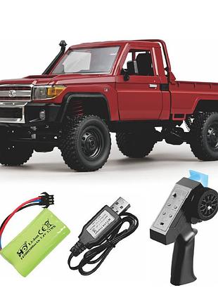 Машинка на радиоуправлении toyota land cruiser 79,джип вездеход 4x4