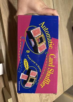 Автоматична машинка для сортування карт card shuffler