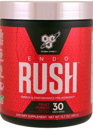 Передтренувальний комплекс bsn endorush 390 г фруктовий пунш (4384301245)