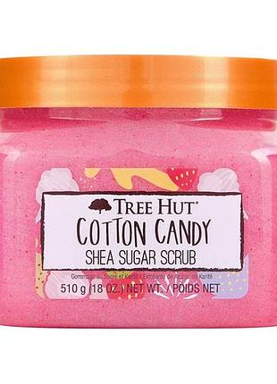 Цукровий скраб для тіла tree hut cotton candy sugar scrub, 510 г