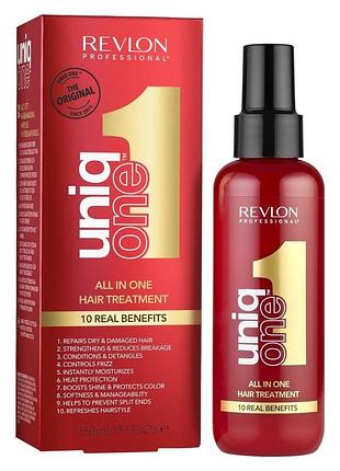 Незмивна маска-спрей для волосся uniq one ​​all in one hair treatment revlon 150мл