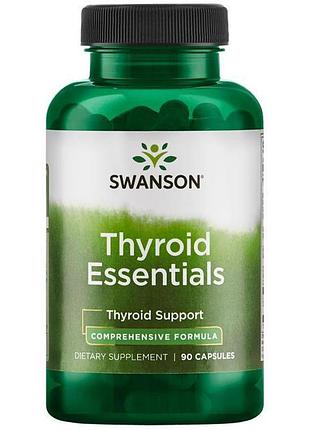 Специальный продукт swanson thyroid essentials 90 капсул (4384301873)