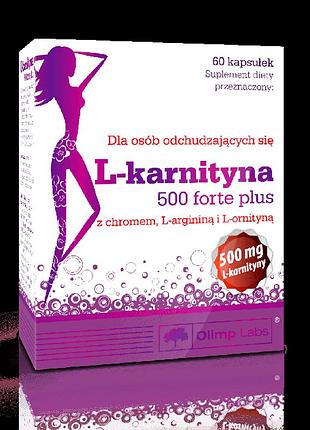 Жиросжигатель olimp sport nutrition olimp l-carnitine 500 forte plus 80 таблеток