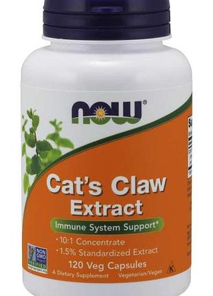 Спеціальний продукт now cat's claw extract veg capsules 120 капсул (4384302678)