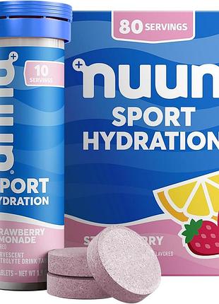 Nuun концентрат натуральних електролітів 80 таблеток полуниця (4384302028)