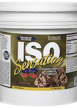 Протеїн ultimate nutrition iso sensation 93 2270 г шоколад (4384300923)