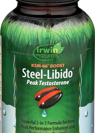 Бустер тестостерону irwin naturals steel-libido peak testosterone 75 капсул (4384303576)