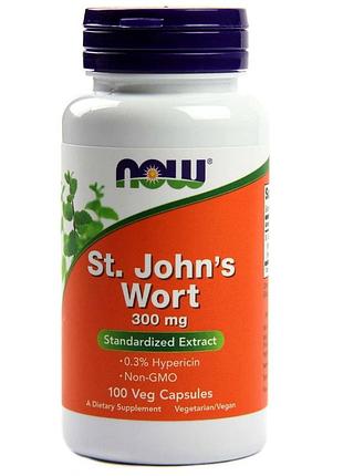 Специальный продукт now st. john's wort 300 mg veg capsules 100 капсул (4384301417)
