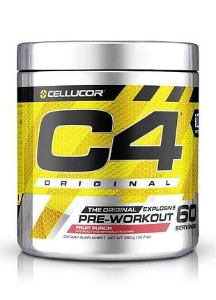 Передтренувальний комплекс cellucor c4 original 360 г фруктовий пунш (4384301377)