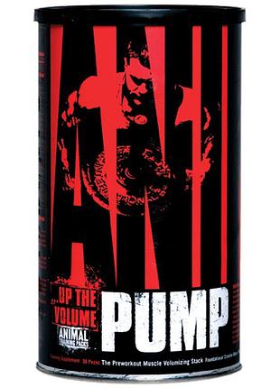 Предтренировочный комплекс universal nutrition animal pump 30 пакетиков (4384303490)