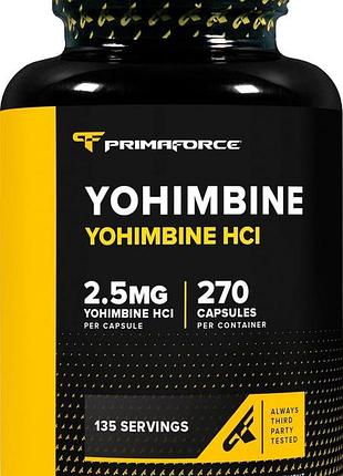 Тестостеровий бустер yohimbine hcl 270 капсул (4384303582)