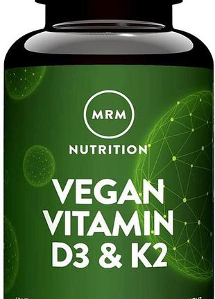 Витамины mrm vegan vitamin d3 & k2 60 капсул (4384304561)