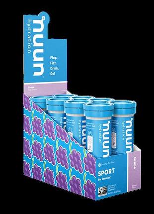 Nuun концентрат натуральних електролітів 80 таблеток виноград (4384302025)