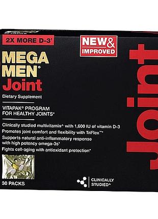 Витамины gnc mega men joint vitapak 30 пакетов (4384303326)