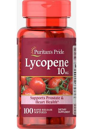 Специальный продукт puritan's pride lycopene 10 mg 100 капсул (4384301598)
