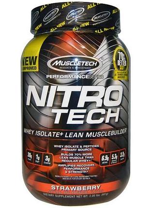 Протеин muscletech nitro-tech 907 г клубника (4384300786)