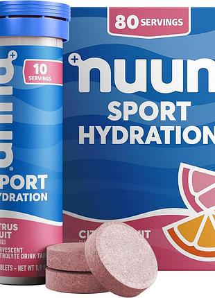 Nuun концентрат натуральних електролітів 80 таблеток цитрусові (4384302023)