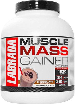 Гейнер labrada nutrition muscle mass gainer 2722 г (4384304417)