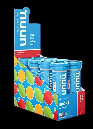 Nuun концентрат натуральних електролітів 80 таблеток фруктовий пунш (4384302024)
